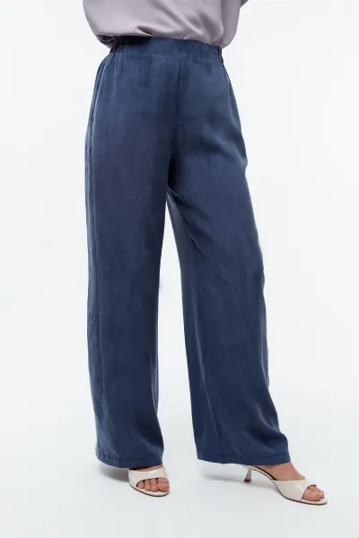 Givn Givn Damen vegan Hose Wide Fit Nightshade Blue