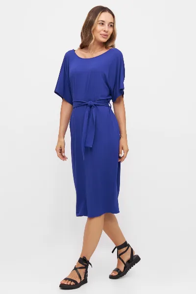 Widda Widda Damen vegan Kleid Anna Kobaltblau