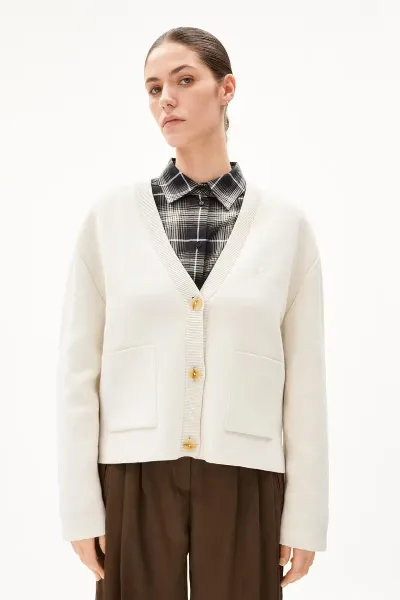 ARMEDANGELS Strickjacke Fionaa Milano Off White
