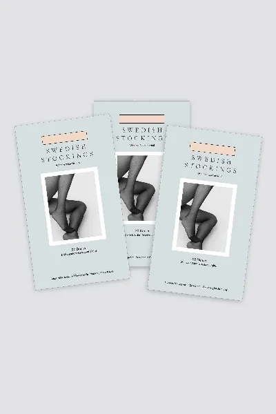 Swedish Stockings Swedish Stockings Damen vegan Strumpfhosen Bundle 3 Paare Malva Ladder Resistant