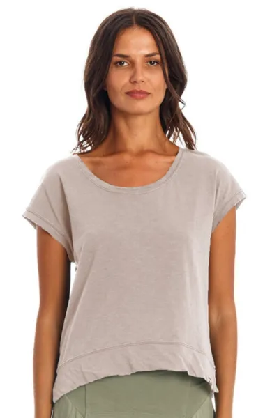 RAVENS VIEW IBIZA RAVENS VIEW IBIZA Damen vegan T-Shirt Ivy Stone Grey