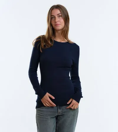 Gary Mash GARY MASH Gestricktes Slim Fit Longsleeve Yuma aus Biobaumwolle