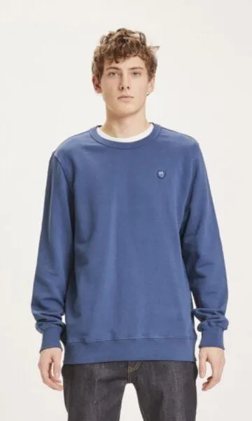 KnowledgeCotton Apparel KnowledgeCotton Apparel Sweatshirt - ELM basic badge sweat - aus Bio-Baumwolle