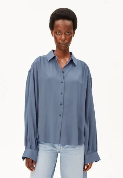 ARMEDANGELS ARMEDANGELS EFINARAA Damen Bluse aus 100% LENZING ECOVERO Viskose
