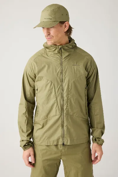KnowledgeCotton Apparel KnowledgeCotton Apparel Herren vegan Jacke Vent Ripstop 90 Gebrannte Olive