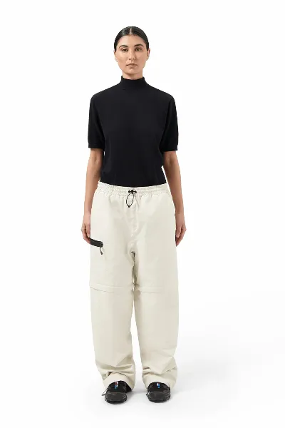 MAIUM Regenhose Zip Off White