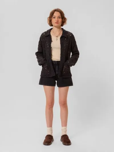 Nudie Jeans Nudie Jeans Jeansshorts - Maeve - aus Bio-Baumwolle und recycelter Baumwolle