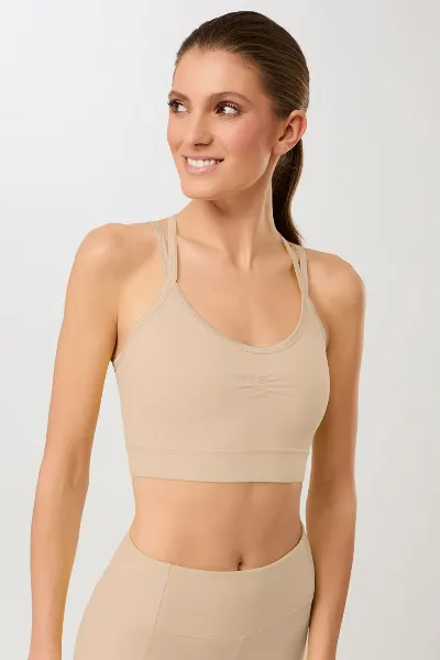 mandala MANDALA Damen vegan Sport-Bh Studio Wüste