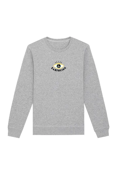 Oat Milk Club Oat Milk Club Damen vegan Sweatshirt Earthling Grau