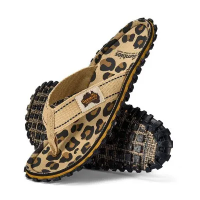 Gumbies GUMBIES Leopard - Nachhaltige Flip Flops aus recyceltem Material