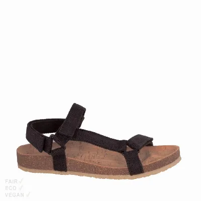 Grand Step Shoes Grand Step Shoes Sandalen Levi Hemp schwarz