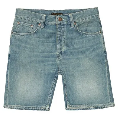 Nudie Jeans Nudie Jeans Shorts Seth Drift Wood - Light Blue