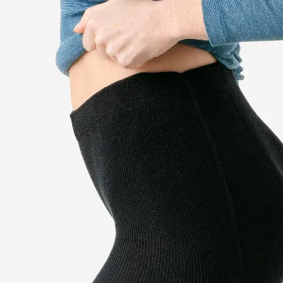 Living Crafts LIVING CRAFTS - Damen Strumpfhose - Schwarz (50% Viskose (Bambus); 30% Bio-Baumwolle; 17% Polyamid; 3% Elasthan), Nachhaltige Mode, Bio Bekleidung