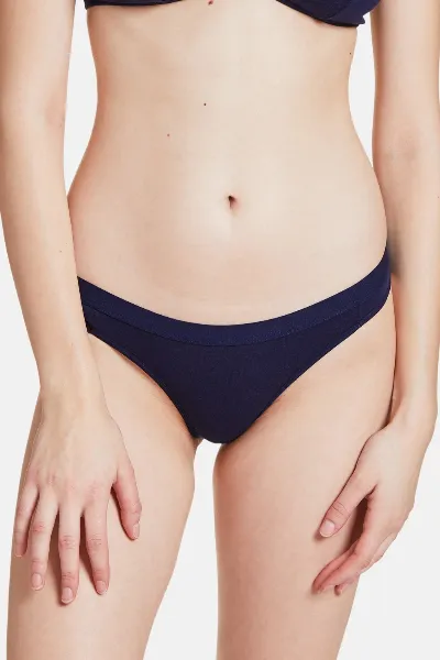 VATTER VATTER Damen vegan 3er-Pack Slips Little Lucy Navy