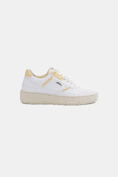 MoEa MoEa Herren vegan Sneaker Origin White & Yellow Pineapple