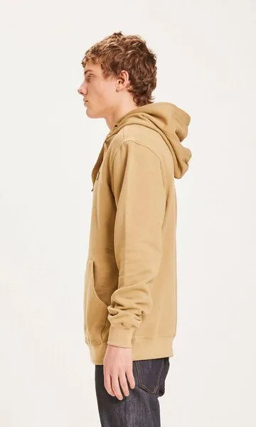 KnowledgeCotton Apparel KnowledgeCotton Apparel Kapuzenpullover - Elm Hood Basic Badge Sweat GOTS Vegan