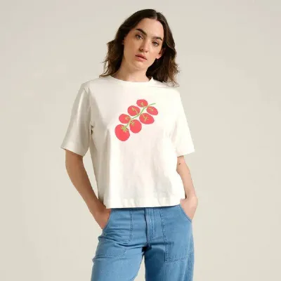 Dedicated DEDICATED Vadstena T-Shirt Tomato