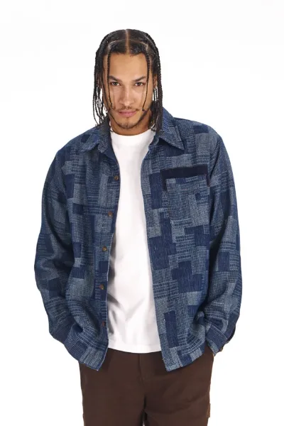 KOMODO KOMODO Herren vegan Overshirt Paddy Artisanal Denim