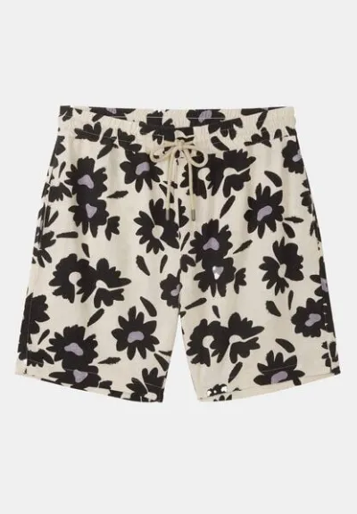 recolution Herren Shorts aus Leinen und LENZING ECOVERO Viskose Mix - CURRY BLOOM - recolution