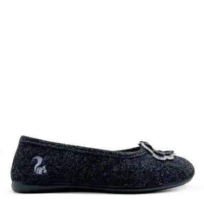 thies Veganer Hausschuh thies ® Eco Ballerina aus recycelten PES, fair produziert