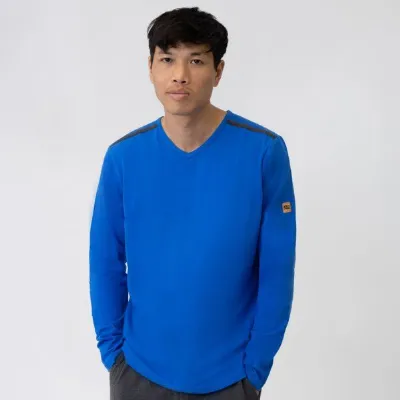 TAO Sportswear TAO Sportswear Langarm Herren Freizeitshirt ECKY aus Bio-Baumwolle