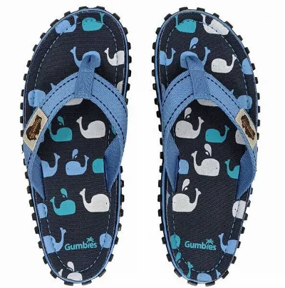 Gumbies GUMBIES Whales - Zehensandalen für Damen und Herren