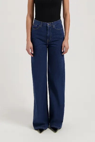 MUD Jeans MUD Jeans Damen vegan Jeans High Lose Sara Stone Indigo