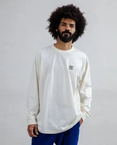 Brava Fabrics Brava Fabrics Sobremesa Langarmshirt Ecru