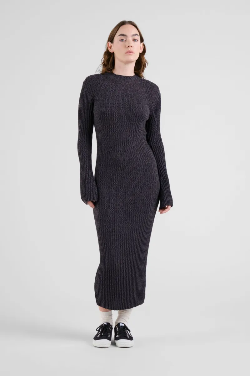 dedicated Kleid Vamlingbo Grau