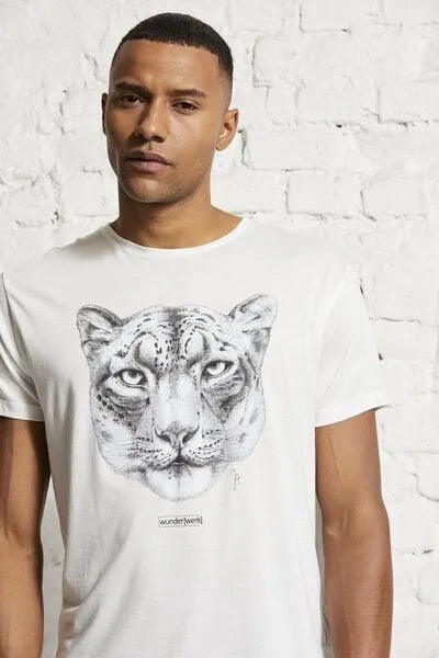 Wunderwerk Wunderwerk Herren Tee Tee snow leopard donation male