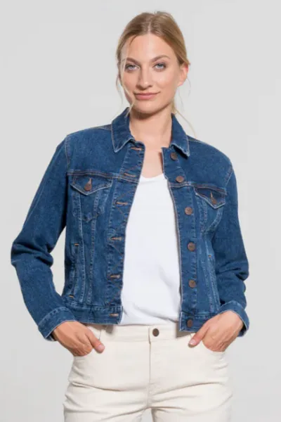 Feuervogl Feuervogl Damen vegan Jacke Denim Stena Medium