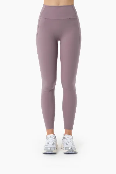 ORGANICATION ORGANICATION Damen vegan Leggings Hohe Taille Linnda Dirty Lilac