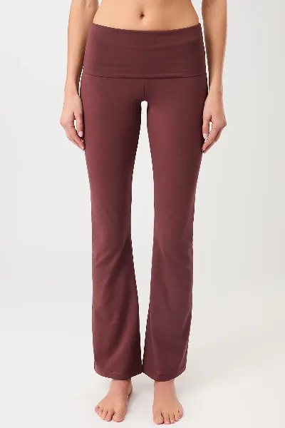 mandala MANDALA Damen vegan Hose Classic Rolldown Rosenholz