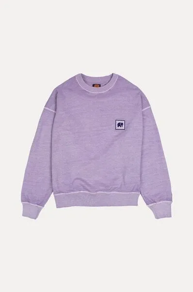Trendsplant Trendsplant Women's Espliego Pigment Dyed Oversized Sweatshirt Lavender