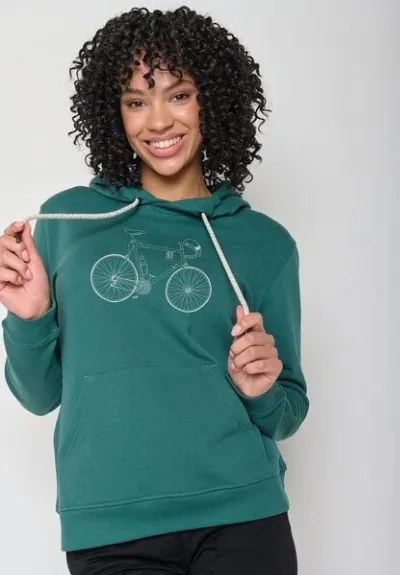 GreenBomb GREENBOMB Bike Classic Chipper - Bequemer Hoodie aus Bio-Baumwolle / hochwertiger Print / GOTS / Fair & Vegan