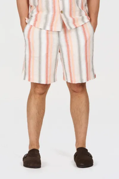 KOMODO KOMODO Damen vegan Shorts Tom Stripe Multicolour
