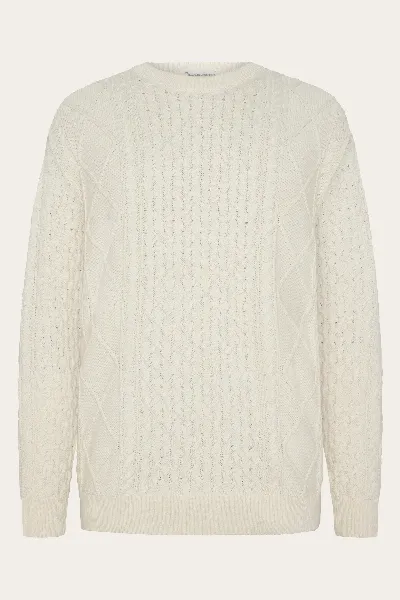 KnowledgeCotton Apparel KnowledgeCotton Apparel Herren vegan Strickpullover Kabelreiher
