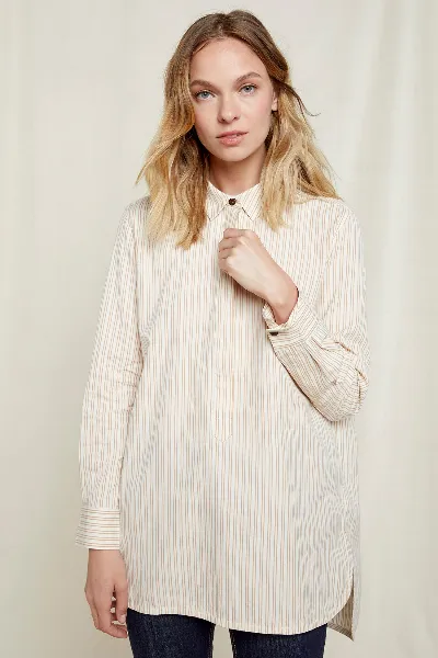 PeopleTree Striped Shirt aus Bio Baumwolle