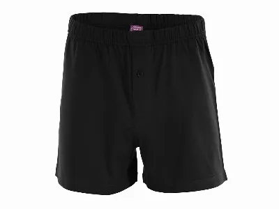 Living Crafts Living Crafts Bio-Herren-Boxershorts Ben schwarz,