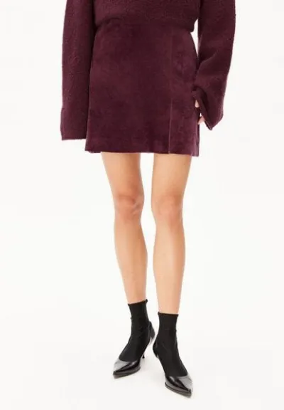 ARMEDANGELS ARMEDANGELS VANJARAA VELVET Damen Jerseyrock aus Bio-Baumwoll Mix