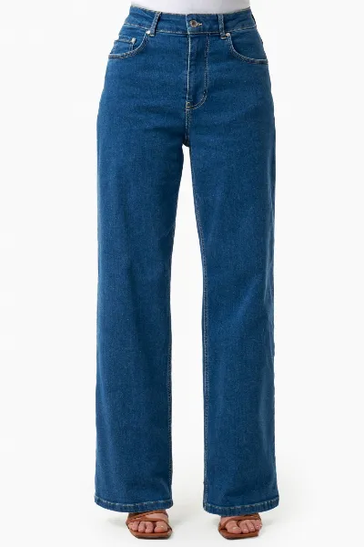 ORGANICATION ORGANICATION Damen vegan Jeans Straight Cut Blau