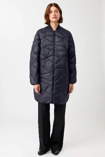 LangerChen Wintermantel Stratfort Blau