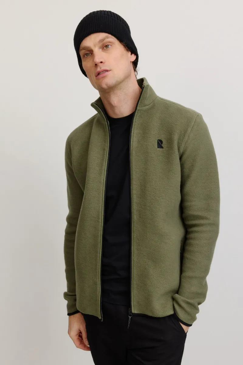 recolution Fleecejacke Buxus