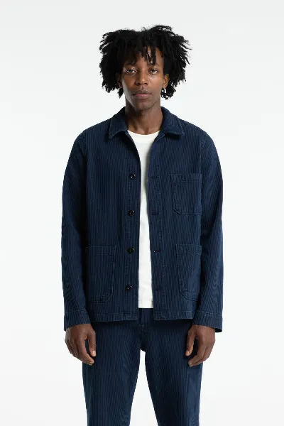 Kings Of Indigo Kings of Indigo Herren vegan Jacke Duncan Mid Indigo Cord