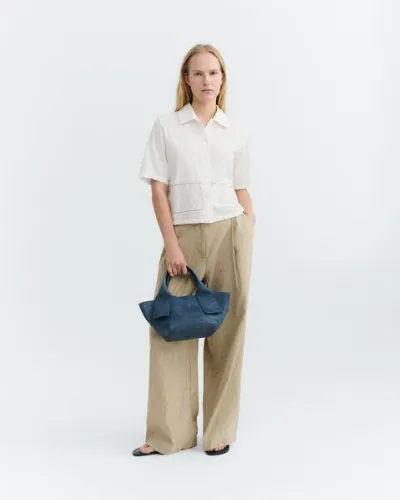 thinking mu thinking mu Kurzarm Bluse Modell: Vainica