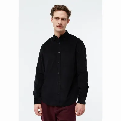 Givn Givn Herren vegan Hemd Fabio Dark Khaki