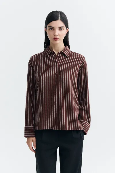 thinking mu Thinking MU Damen vegan Shirt Manuela O Hara Gestreift