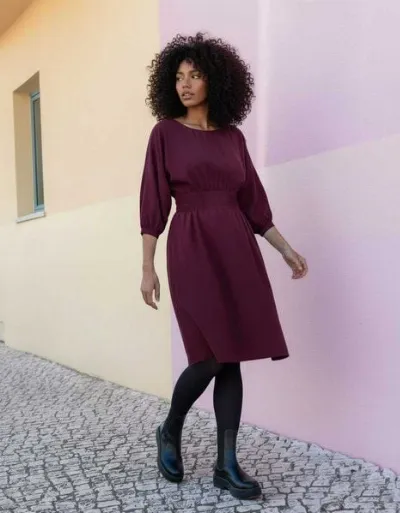 WiDDA berlin WiDDA berlin Kleid LISANNE Beere aus ECOVERO®