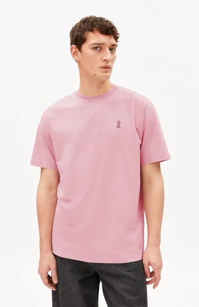ARMEDANGELS ARMEDANGELS Herren vegan T-Shirt Maarkos Washed Berry