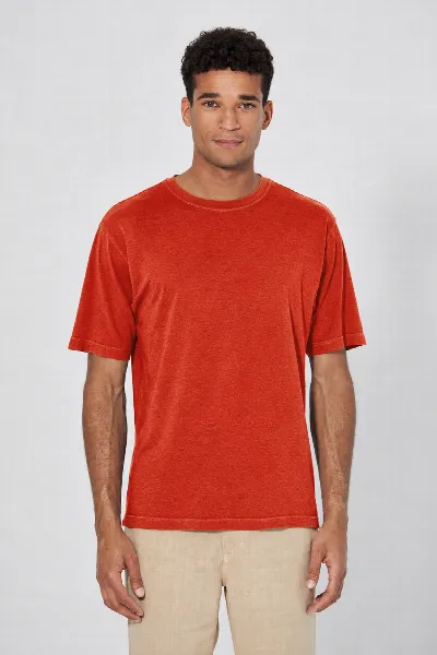 HempAge Hempage Herren vegan T-Shirt Basic Rost